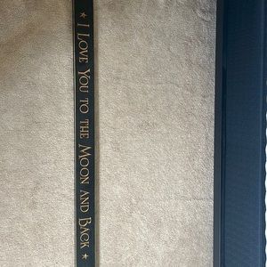 I love you to the moon and back sign